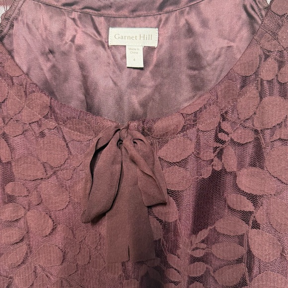 Garnet Hill Bohème Easy Lace Dress in Burgundy 4
NWOT - Picture 7 of 14